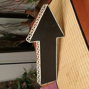 Iron Wall Blackboard Arrow Distressed Hanging Decoration